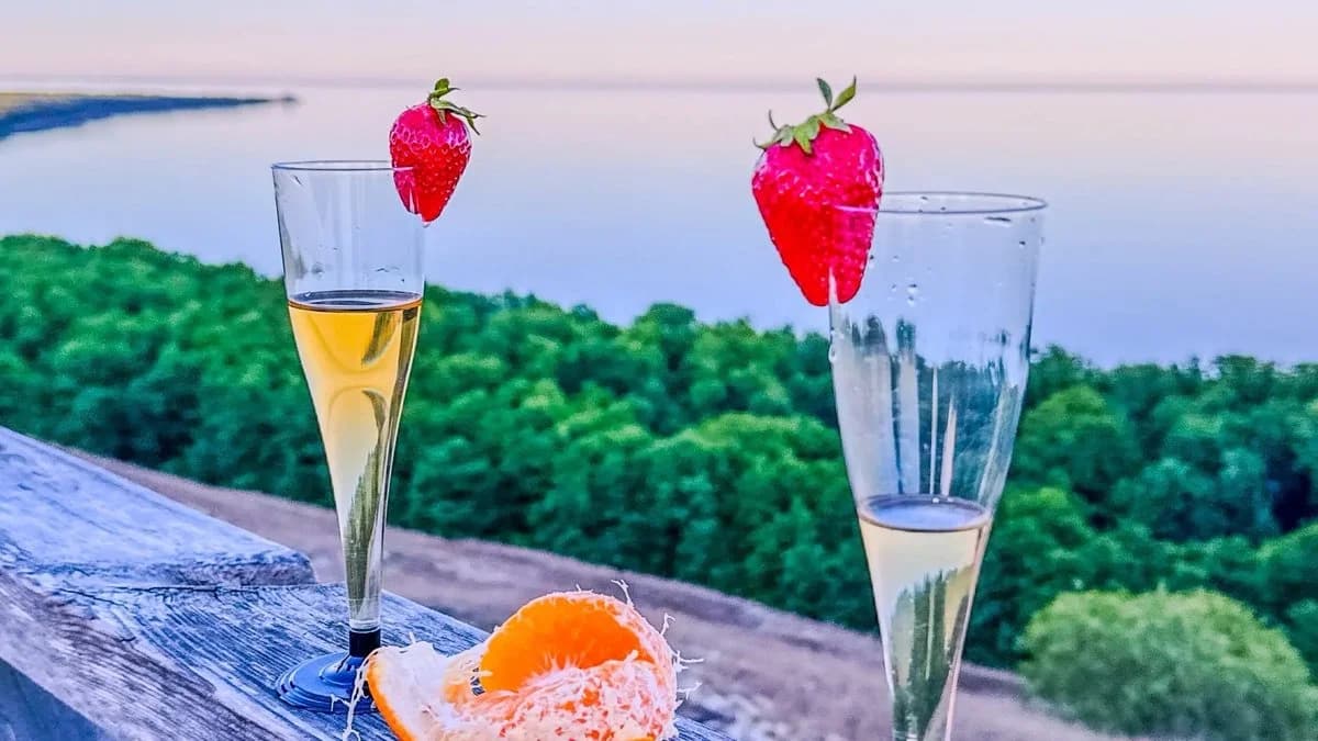 «Куршская коса в лучах заката: высота Мюллера, озеро Лебедь и высота Эфа» — фото 6